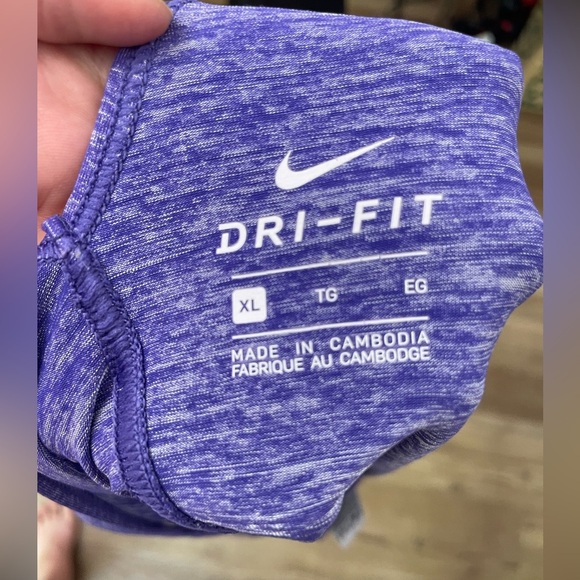 Nike | Dri-Fit Racerback Heather Purple Tank Size X-Large - Picture 5 of 7